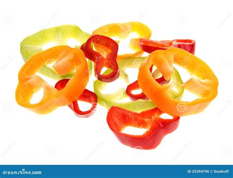 Sliced peppers stock photo. Image of ingredient, closeup - 25394796