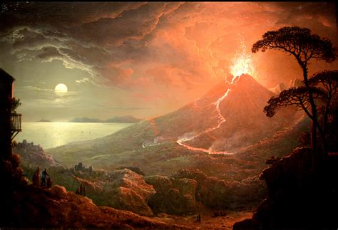 The Eruption of Vesuvius by Sebastian Pether via DailyArt mobile app ...