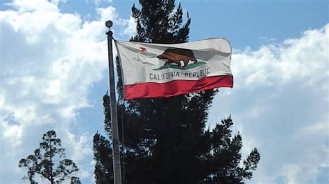 California Bear Flag Flying - YouTube