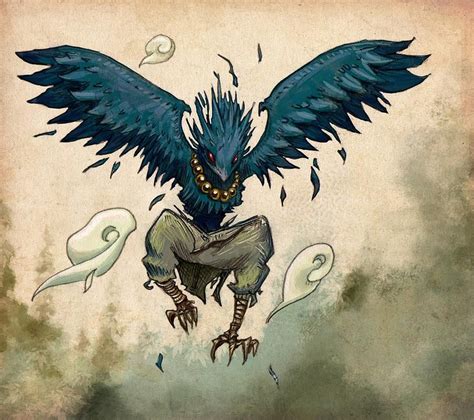 Karasu Tengu 3 by Dajikun on DeviantArt | Concept art characters, Japanese mythical creatures ...