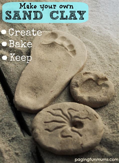 Sand Clay Recipe - Create, Bake & Keep!