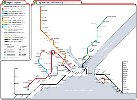 Istanbul Metro Map (subways) - MapSof.net