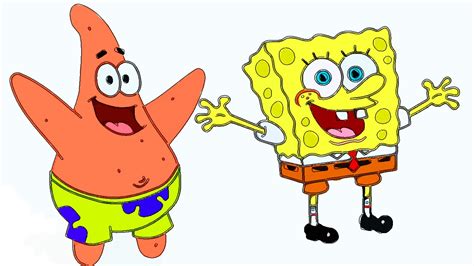 Spongebob And Patrick Drawing at GetDrawings | Free download