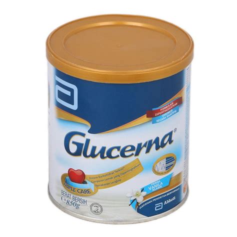 Glucerna Triple Care Diabetic Milk Powder Vanilla 850g - complete ...