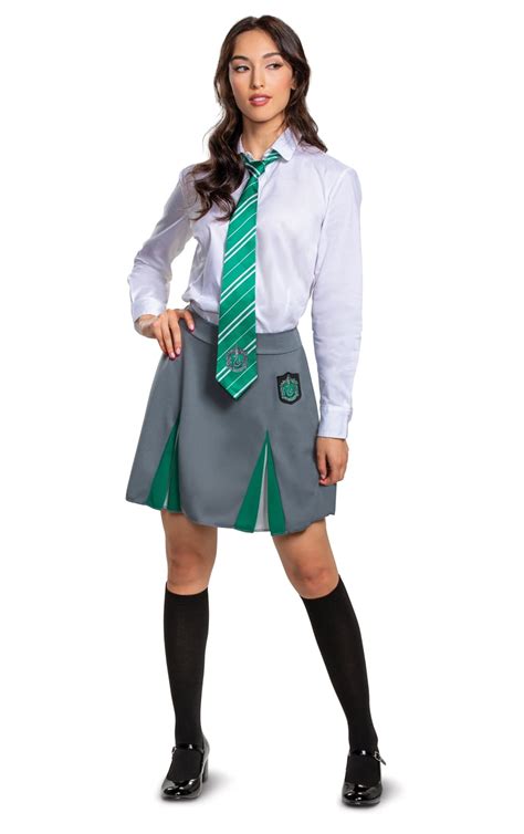 Slytherin Girls Teen Harry Potter Hogwarts House Uniform Costume Skirt-79 - Walmart.com