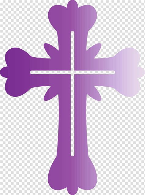 Download HD Purple Cross Clipart - Cross Purple Transparent PNG - Clip ...