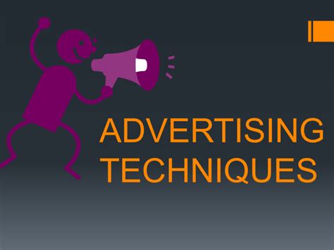 Advertising techniques