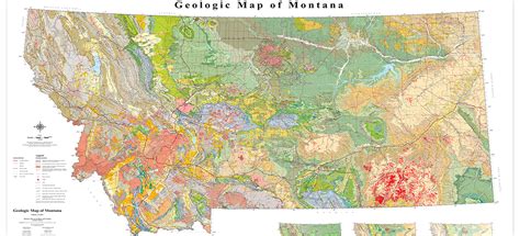 Simplified Geologic Map Of Northwestern Montana Showing The Location Of - Bank2home.com