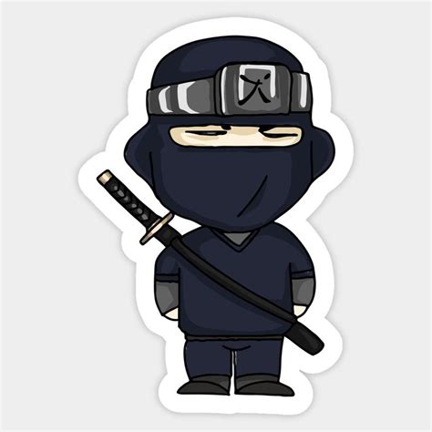 Ninja by galandro in 2023 | Ninja stickers, Funny stickers, Ninja