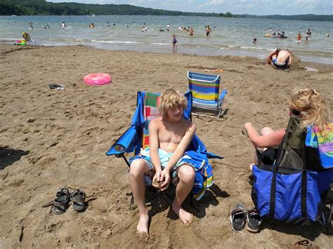 Enjoy yourself at Patoka Lake Beach - Patoka Lake State Park