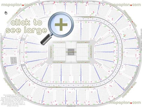 Smoothie King Center arena seat & row numbers detailed seating chart ...