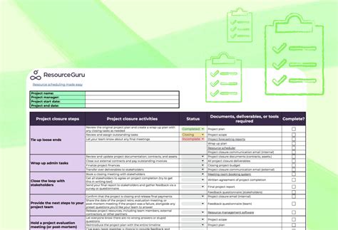 Project closure checklist (+ free template)