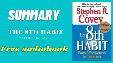 Summary of The 8th Habit by Stephen R Covey | Free Audiobook - YouTube