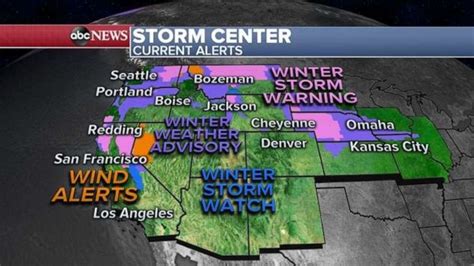 Several storms to impact the western US with heavy mountain snow and rain - ABC News