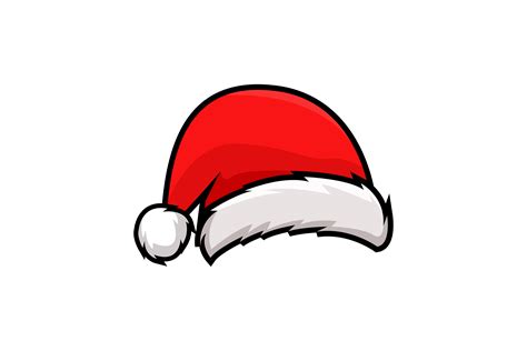 Santa Claus Red Cartoon Hat Graphic by magangsiswasmk · Creative Fabrica