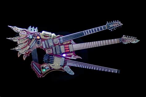 Ibanez reveals crazy three-necked Hydra guitar built for Steve Vai