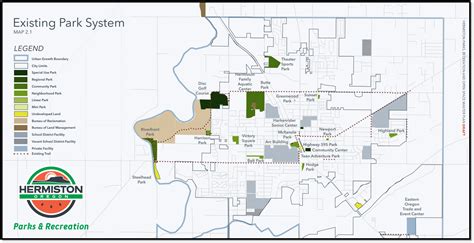 Park and Trail Map | Hermiston, OR