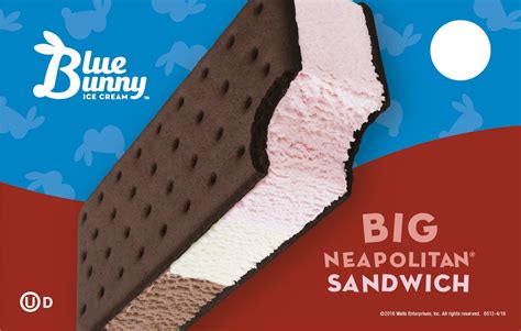 Blue Bunny Big Neapolitan Ice Cream Sandwich Bar, Fluid Ounce - Yazan ...