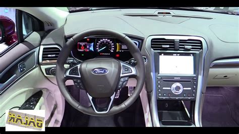 2018 Ford Fusion Platinum interior - YouTube