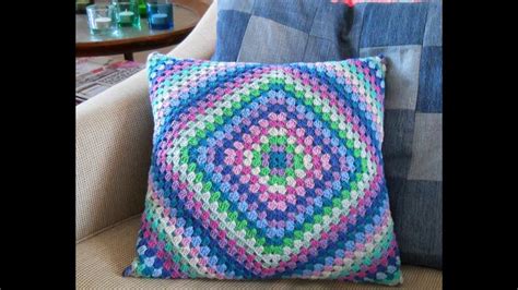 CROCHET CUSHION COVER - YouTube