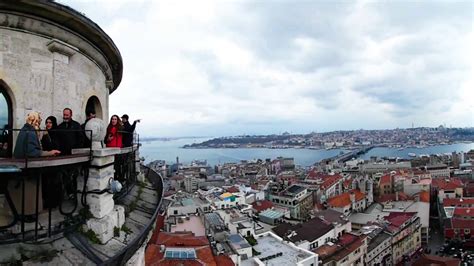 360 VR Tour | Istanbul | Galata Tower | Galata Kulesi | Air panoramic view | No comments tour ...