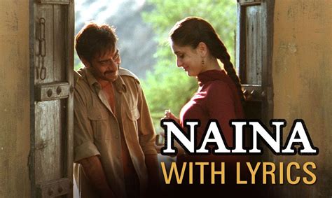 Naina (Song With Lyrics) | Omkara | Ajay Devgn, Saif Ali Khan, Vivek ...