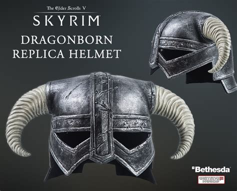 The Elder Scrolls V: Skyrim Dragonborn cosplay helmet | Gaming Heads