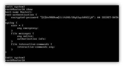 Initial Configuration for Juniper Routers ⋆ IpCisco