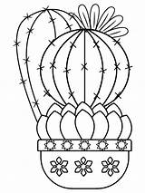 Cactus Coloring Pages  Free Printable For Kids sketch template
