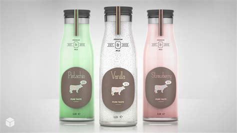 Milk Bottle - Packaging Design on Behance