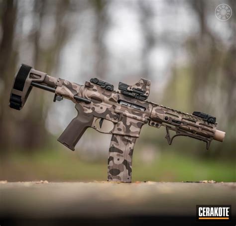 AR-15 Rifle with Custom Cerakote MultiCam Finish by Web User | Cerakote