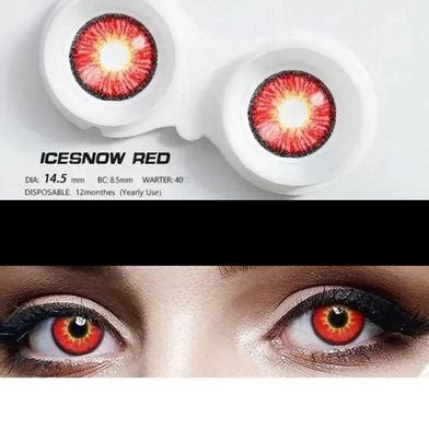 Halloween Red Color Contact Lenses : Non-Brand | Rokomari.com