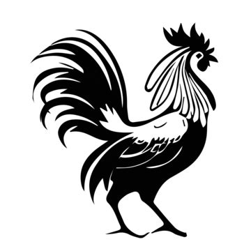 Rooster Logo Vector Illustration To Generative Ai, Rooster Logo ...