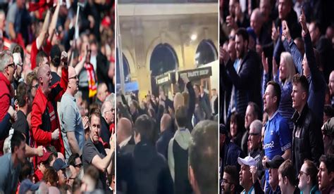 Watch: Everton fans rip into Liverpool fans when they meet in a bus ...