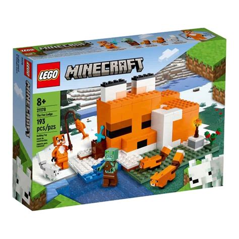 LEGO 21178 MINECRAFT The Fox Lodge House Animals - The Model Shop