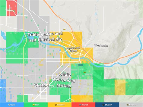 Missoula Neighborhood Map