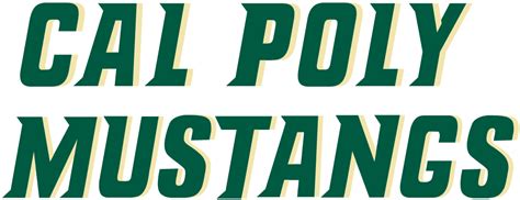 Cal Poly Mustangs Wordmark Logo - NCAA Division I (a-c) (NCAA a-c) - Chris Creamer's Sports ...