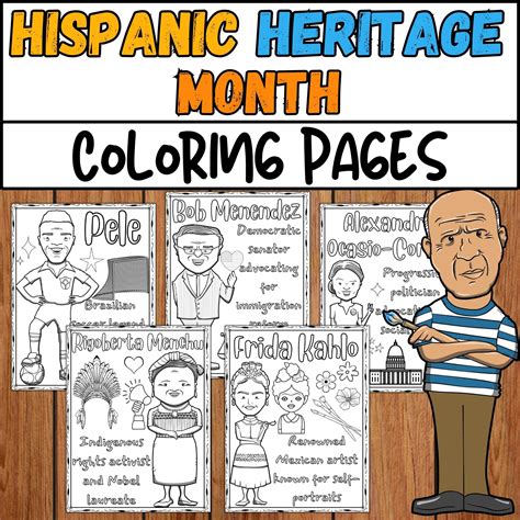 Hispanic Heritage Month Coloring Pages | Hispanic Heritage Month Coloring Sheets | Made By Teachers