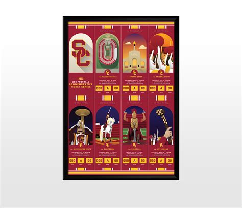 2022 USC Football Commemorative Tickets :: Behance