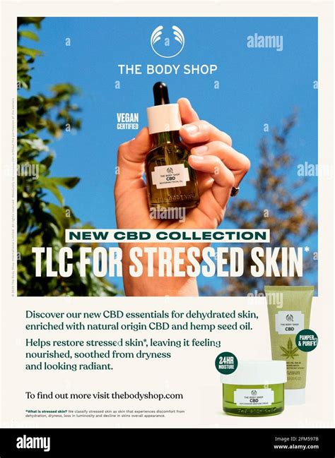 2020s UK The Body Shop Magazine Advert Stock Photo - Alamy