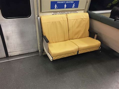 This is why BART is putting yellow seats in trains - SFGate