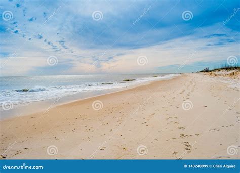 The Overlooking View of the Shore in Perdido Key State Park, Florida Stock Image - Image of ...