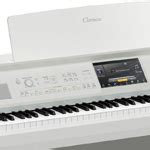 Yamaha CVP-809GP versatile digital piano in polished ebony and baby grand style cabinet