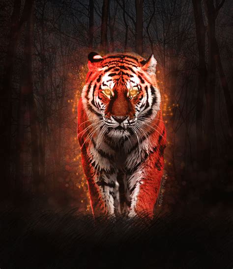 Fire Tiger by Nucleamania on DeviantArt