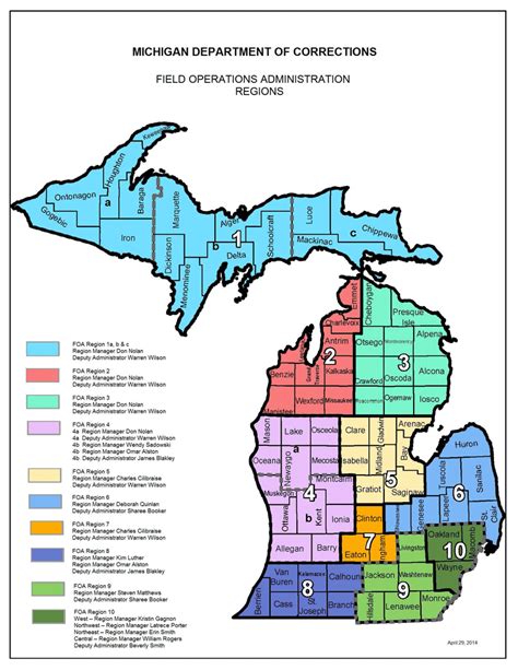 Michigan Prisons Map