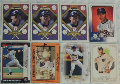 ALEX RODRIGUEZ Lot of 24 Baseball Cards FREE SHIPPING Inserts New York ...