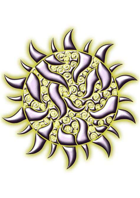 Zentangle Doodle Drawing of Sun (Coloured) by Silverstroller1 on DeviantArt