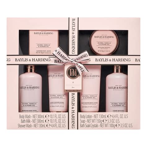 Baylis & Harding Luxury Bath Gift Set, Jojoba, Vanilla & Almond Oil - Walmart.com - Walmart.com