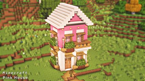 Minecraft | How to Build a Pink House - YouTube