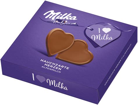 I Love Milka Very Delicate Milk Chocolate Hearts